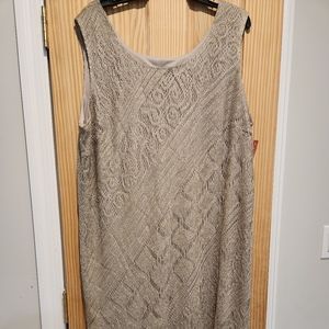 Womens dress with fringes on bottom
